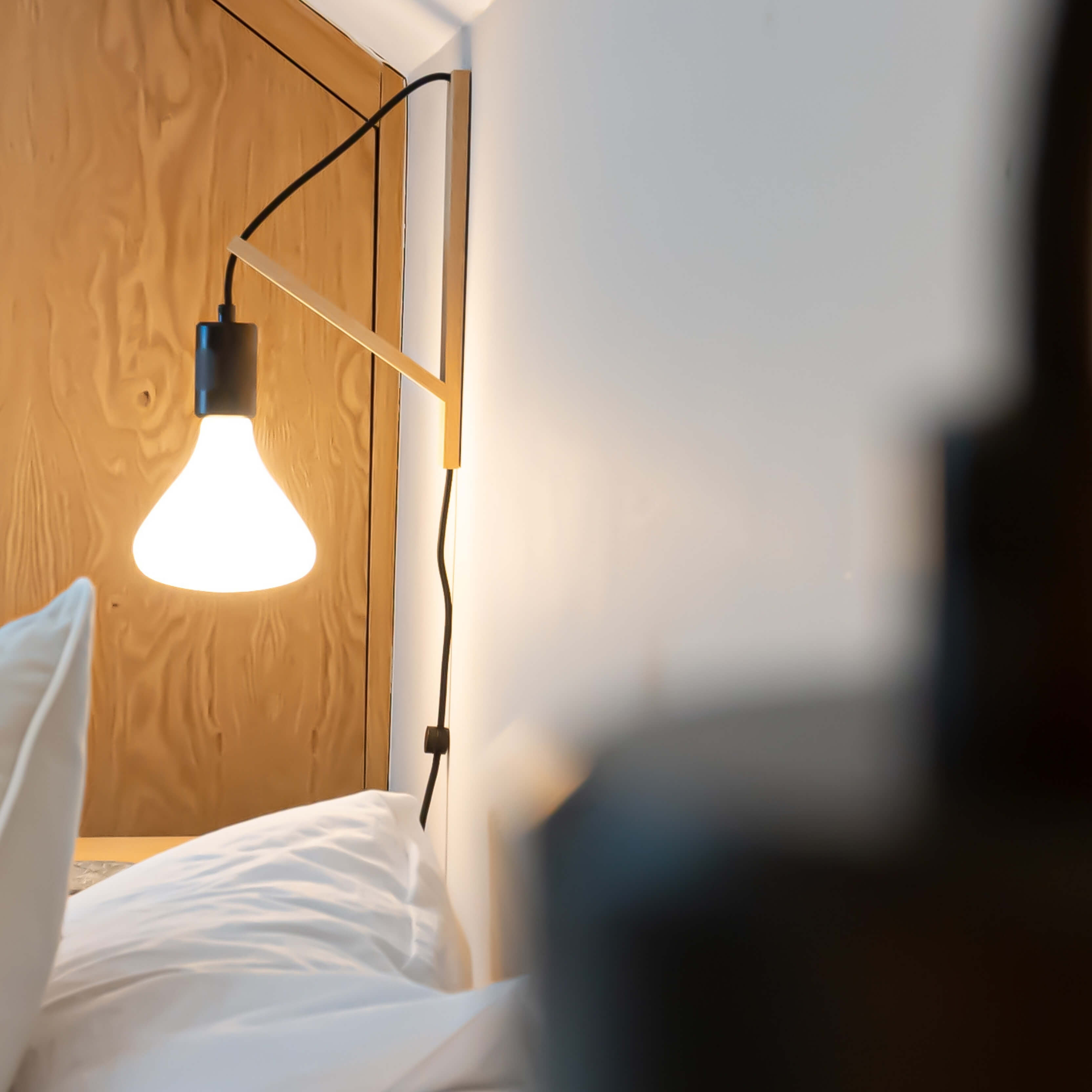 astrid plug in bedside wall light mount focus 